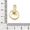 Brass Micro Pave Clear Cubic Zirconia Beads KK-V008-14B-G-3