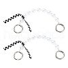 Plastic Beads Phone Case Beaded Chain AJEW-CJ00006-1