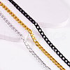 Yilisi 6M 3 Colors Oxidated Aluminium Twisted Chains CHA-YS0001-03-11