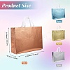 Globleland 16Pcs 4 Colors Rectangle Non Woven Fabric Shopping Handbags ABAG-GL0001-02-3