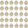  Brass Charms KK-NB0001-24G-NF-1