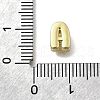 Brass Micro Pave Cubic Zirconia Multi-Strand Links KK-D295-32G-4