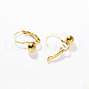 Fashionable Classic Round Brass Hoop Earrings ZP8922-5