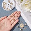 UNICRAFTALE PVD Vacuum Plating 304 Stainless Steel Lobster Claw Clasps STAS-UN0019-30G-2