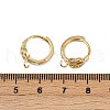 Brass Hoop Earring Findings KK-P310-33G-3