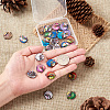 Beadthoven 40Pcs 10 Colors Alloy Enamel Links Connectors ENAM-BT0001-13-5