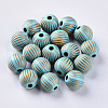 Plating Acrylic Beads OACR-S029-101-1