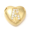 Rack Plating Brass Micro Pave Cubic Zirconia Pendants KK-I722-04G-A-1