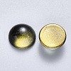 Transparent Spray Painted Glass Cabochons GLAA-S190-013C-C04-2
