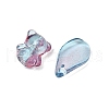 Gradient Color Transparent Glass Beads GLAA-B026-01M-2