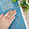 Unicraftale 12Pcs 201 Stainless Steel Huggie Hoop Earrings Findings STAS-UN0043-22-2