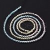 Transparent Gradient Color Glass Beads Strands GLAA-G101-2mm-16-5