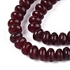 Dyed Natural White Jade Beads Strands G-T139-59A-01-3