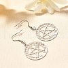 304 Stainless Steel Dangle Earrings EJEW-R015-01P-01-2