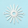 Brass Connector Charms KK-H435-10S-2