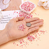 Opaque Glass Round Seed Beads GLAA-TAC0025-07A-04-12