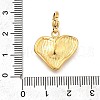 Heart 304 Stainless Steel Pendant Decorations STAS-R159-41G-03-3