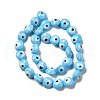 Handmade Evil Eye Lampwork Beads Strands LAMP-E030-03D-2