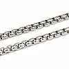 304 Stainless Steel Box Chains CHS-L001-29-3.5mm-1