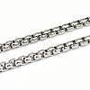 Tarnish Resistant 304 Stainless Steel Box Chains CHS-L001-29-3.5mm-1