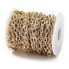 Rack Plating Brass Oval Link Chains CHC-G023-10G-3