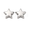 304 Stainless Steel Beads STAS-C128-01B-P-1