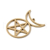 304 Stainless Steel Pendants STAS-B062-13G-2