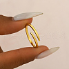 Minimalist 925 Sterling Silver Adjustable Cuff Open Rings QW6427-5