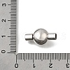 Brass Bayonet Clasps KK-P306-09P-3