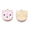Alloy Enamel Pendants ENAM-N054-75E-3