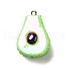 Opaque Resin Pendants FIND-I044-16C-1