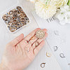 SUNNYCLUE 180Pcs 6 Colors Brass Leverback Earring Findings KK-SC0003-33-3