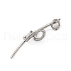 Brass Micro Pave Cubic Zirconia Pendants KK-P308-42P-2