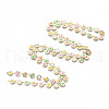 Brass Enamel Chains CHC-T012-15LG-3