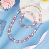 ARRICRAFT 1 Strand Cherry Quartz Glass Beads Strands G-AR0005-02-4