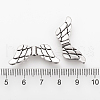 Tibetan Style Alloy Beads TIBEB-Q068-08AS-RS-3