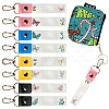 PU Leather & Cotton Name Marker Keychain AJEW-WH0514-025-1
