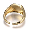 Brass Cuff Rings RJEW-I074-04-3