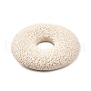 Natural Lava Rock Disc Big Pendants G-M203-12-2