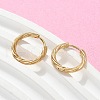 304 Stainless Steel Twist Hoop Earrings for Women EJEW-A130-02C-G-5