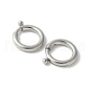316 Surgical Stainless Steel Spring Gate Rings STAS-H234-06P-04-2