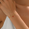 S925 Sterling Silver Heart Charm Bracelets YZ3999-5