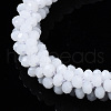 Faceted Opaque Glass Beads Stretch Bracelets BJEW-S144-002E-06-3