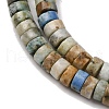 Natural Yellow Turquoise(Jasper) Beads Strands G-L624-I05-2x4mm-4