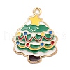 Christmas Theme Alloy Enamel Pendants X1-ENAM-D060-04F-1