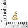 Brass Micro Pave Clear Cubic Zirconia Pendants KK-U005-01G-G-3