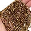 Transparent Electroplate Glass Beads Strands EGLA-A039-T2mm-UA11-1