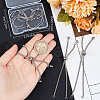 Beebeecraft 8Pcs 4 Style Adjustable 304 Stainless Steel Bracelet Making STAS-BBC0004-65-4