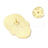 Alloy Enamel Brooches JEWB-G009-11G-3