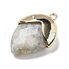 Natural Moonstone Pendants G-U019-03B-02-2